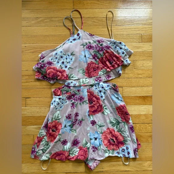 Forever 21 | Pants & Jumpsuits | Forever 2 Pink Floral Dress | Poshmark